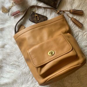 Coach archival legacy bucket bag